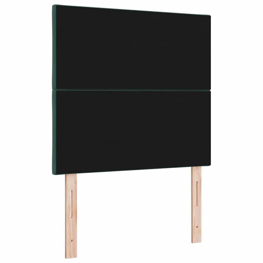 Tête de lit LED Vert foncé 90 cm Velours - 7