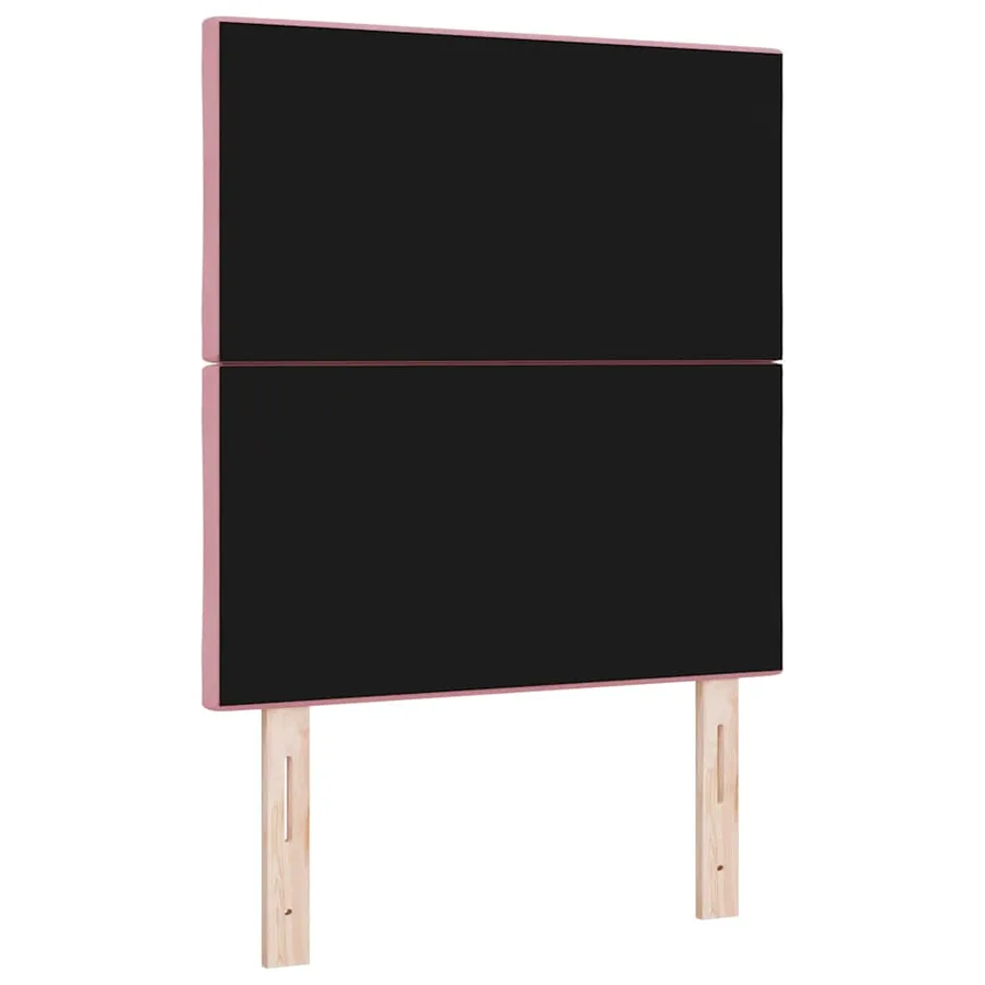 Tête de lit LED Rose 80 cm Velours - 7