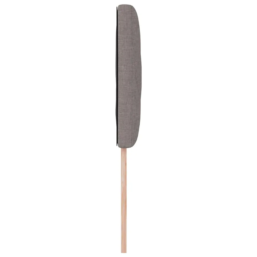 Tête de lit Taupe 90 cm tissu - 4