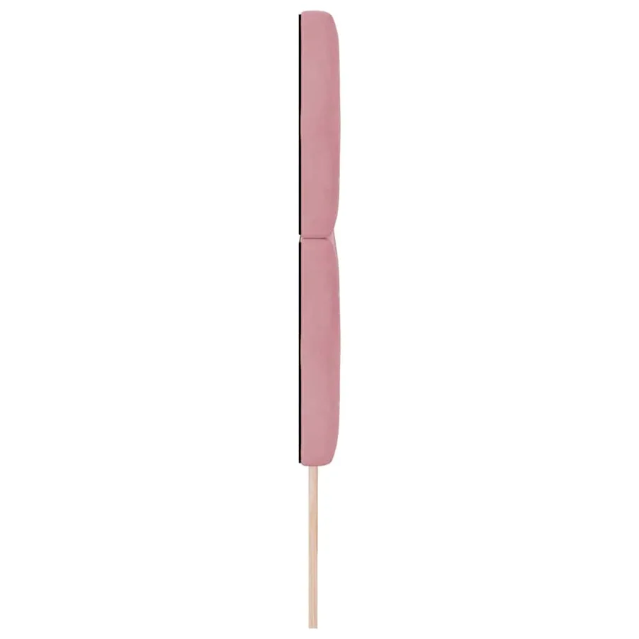 Tête de lit Rose 180 cm Velours - 5