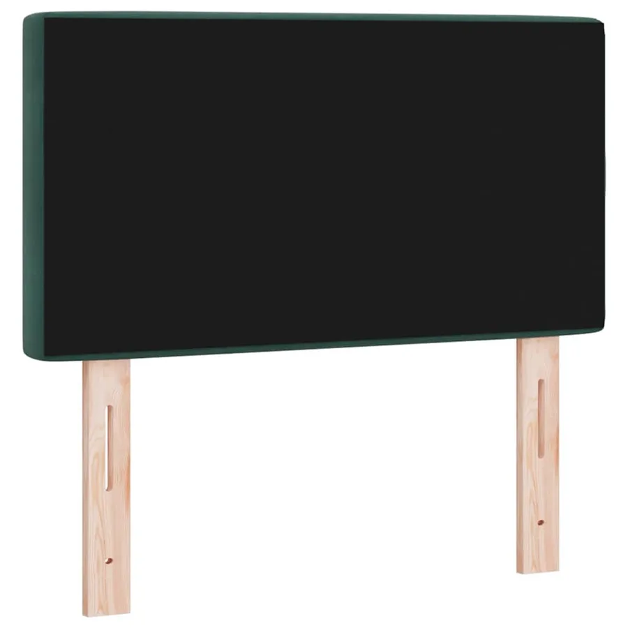 Tête de lit Vert foncé 80 cm Velours - 6