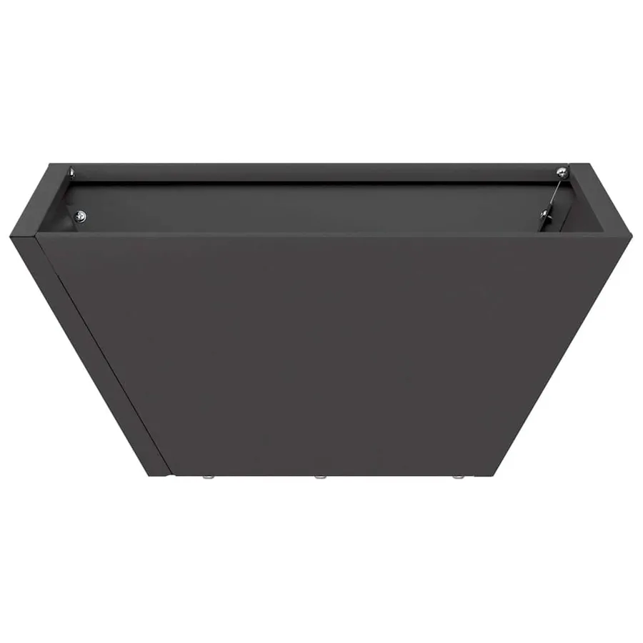 Cache-pot de jardin 5 pc Noir 35 x 35 x 15 cm - 6