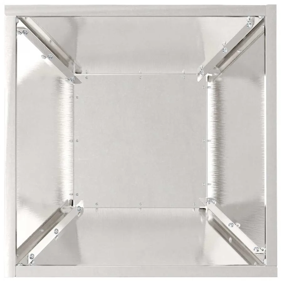 Cache-pot de jardin 5 pc Argent 35 x 35 x 15 cm - 9