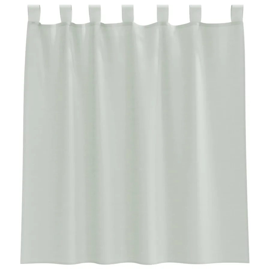 Voilages à œillets 2 pcs gris clair 140 x 140 cm - 4