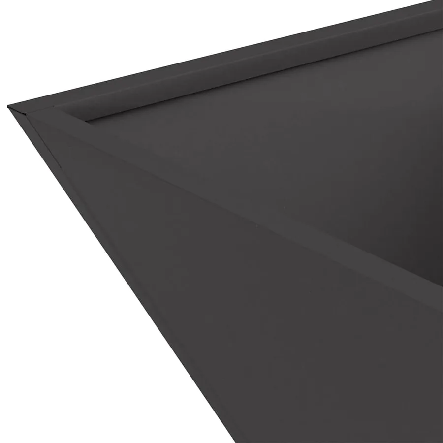 Cache-pot de jardin 5 pc Noir 40 x 40 x 15 cm - 10