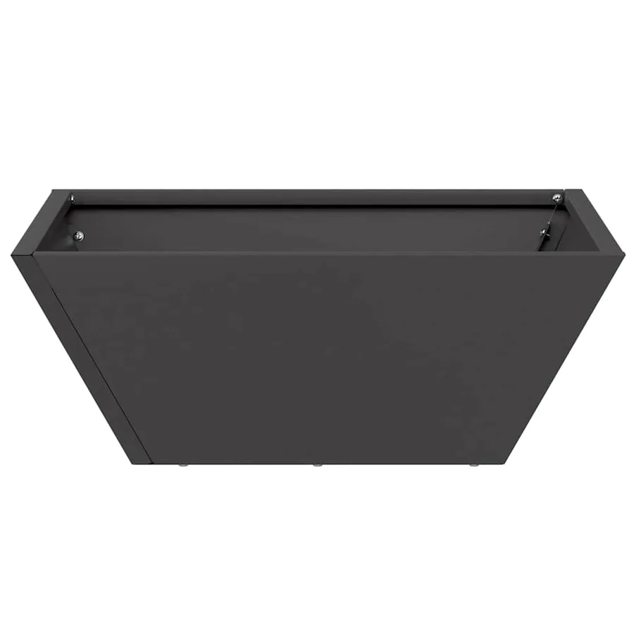 Cache-pot de jardin 5 pc Noir 40 x 40 x 15 cm - 6