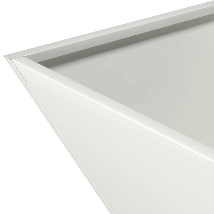 Cache-pot de jardin 5 pc Blanc 40 x 40 x 15 cm - 10