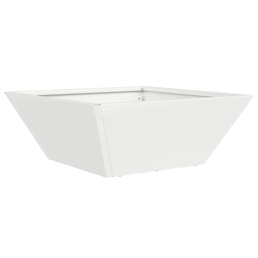 Cache-pot de jardin 5 pc Blanc 40 x 40 x 15 cm - 5