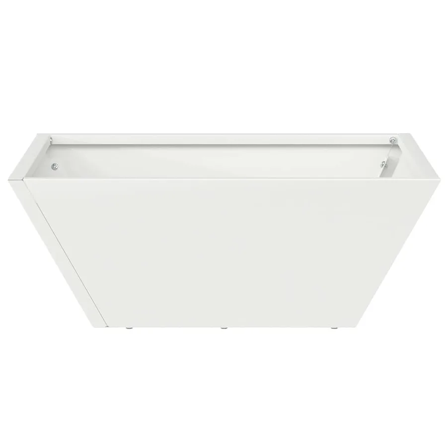 Cache-pot de jardin 5 pc Blanc 40 x 40 x 15 cm - 6