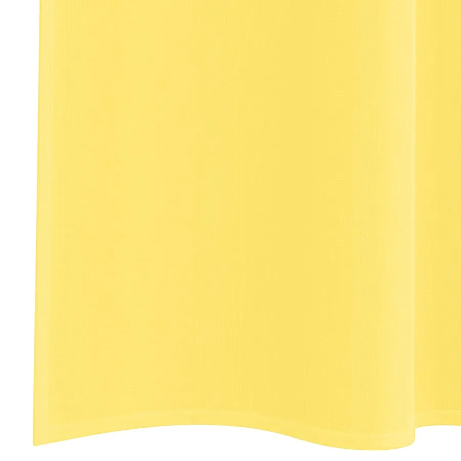 Rideaux en voile avec passe-tringles 2 pcs jaune - 5