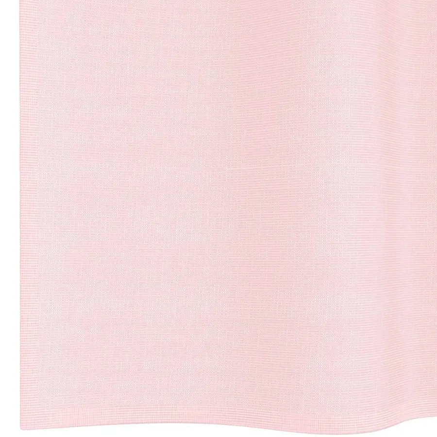 Voilages à œillets 2 pcs rose clair 140 x 175 cm - 6