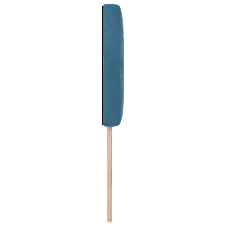 Tête de lit Bleu foncé 90 cm Velours - 5