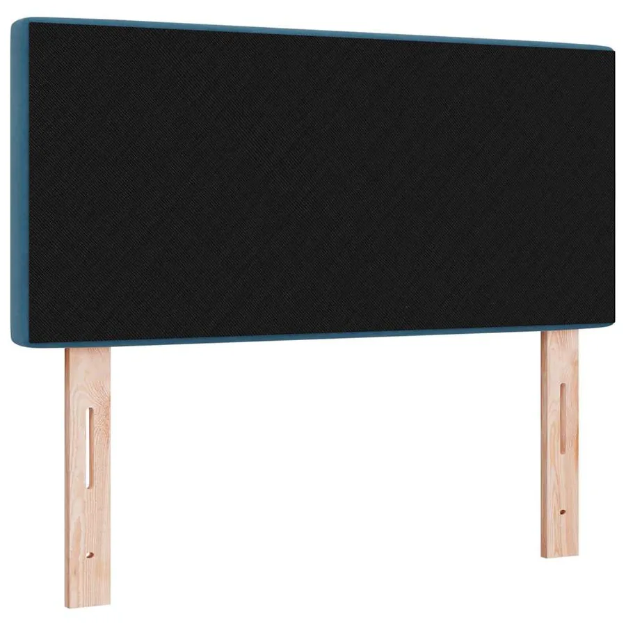 Tête de lit Bleu foncé 90 cm Velours - 6