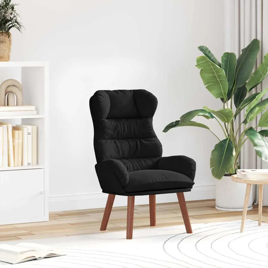 fauteuil Noir 69 x 74 x 93 cm Velours