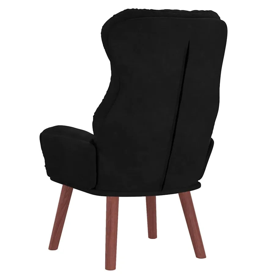 fauteuil Noir 69 x 74 x 93 cm Velours - 6