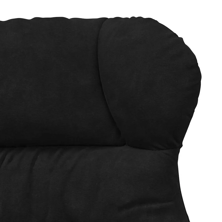 fauteuil Noir 69 x 74 x 93 cm Velours - 7