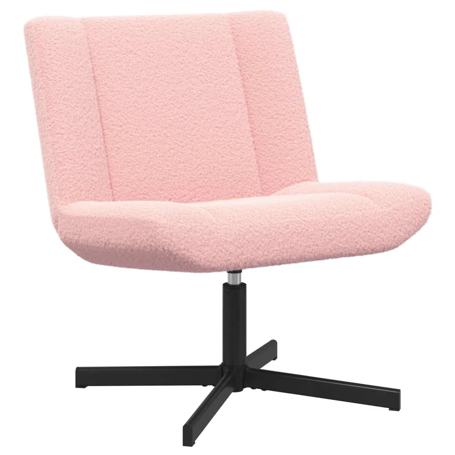 Chaise pivotante Rose 63 x 75 x 76 cm Peau de mouton