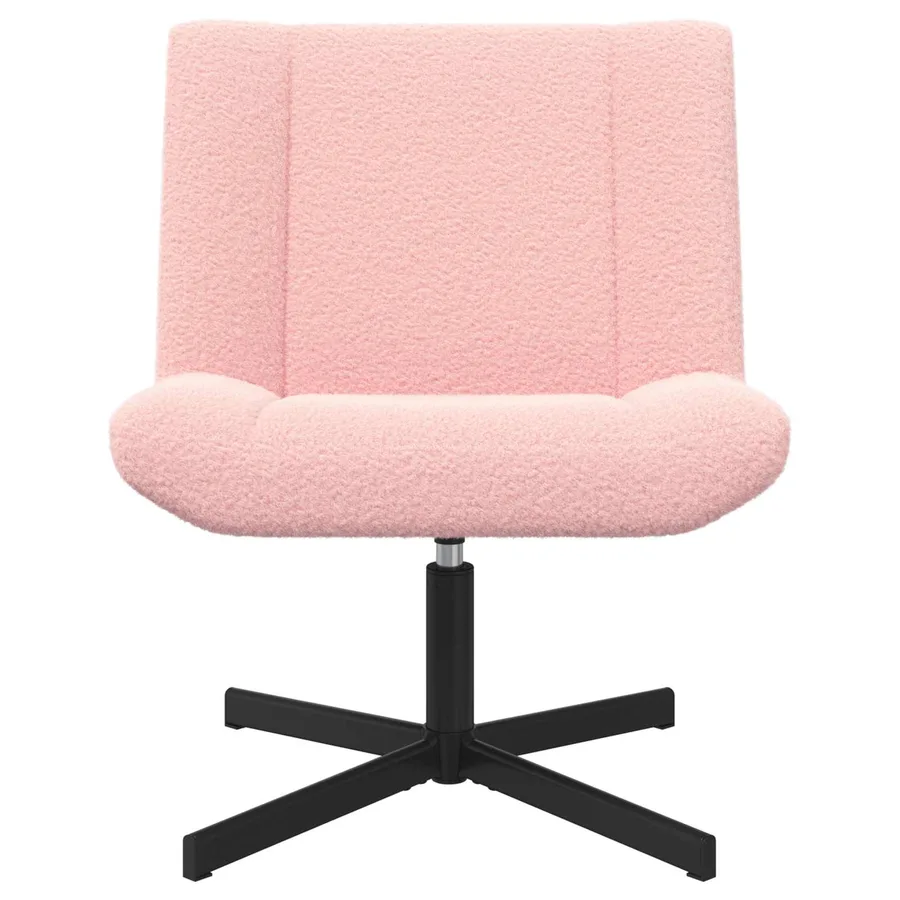 Chaise pivotante Rose 63 x 75 x 76 cm Peau de mouton - 2