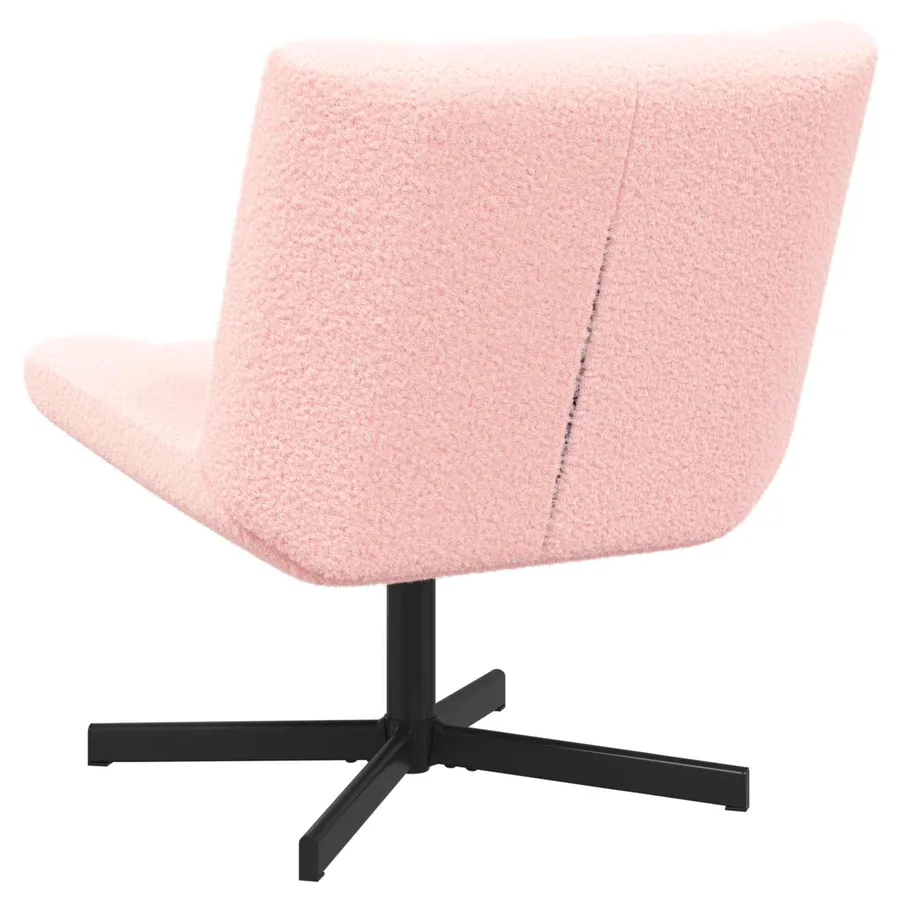 Chaise pivotante Rose 63 x 75 x 76 cm Peau de mouton - 4