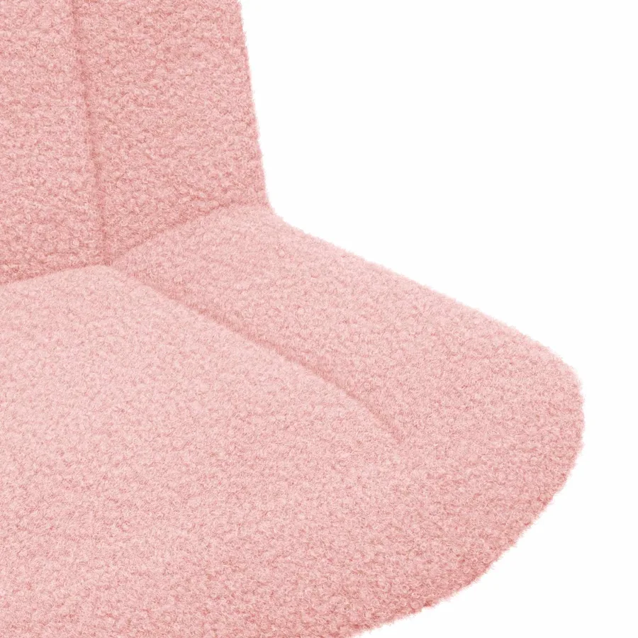Chaise pivotante Rose 63 x 75 x 76 cm Peau de mouton - 5
