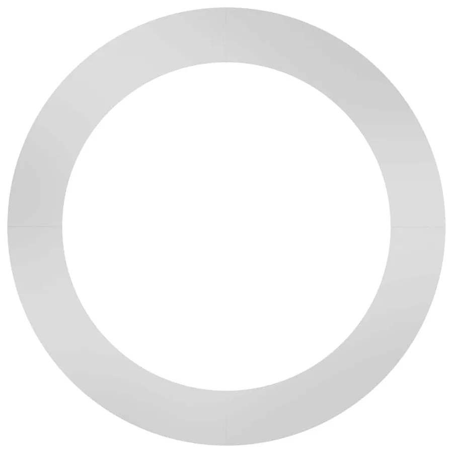 adapté pour anneaux d'arbre plats 5 pc Argent Ø90/120 cm - 5