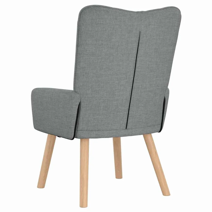 fauteuil Gris clair 63 x 67 x 94 cm Tissu et contreplaqué - 6