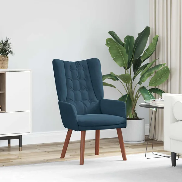 fauteuil Bleu 63 x 67 x 94 cm Velours