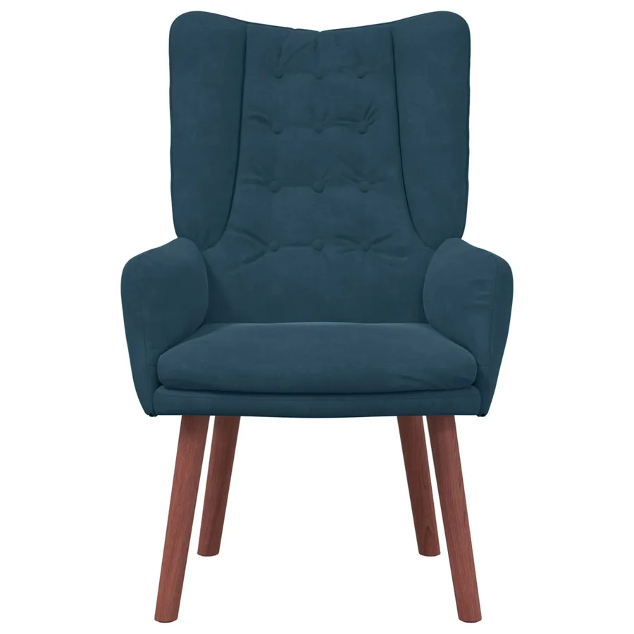 fauteuil Bleu 63 x 67 x 94 cm Velours - 4