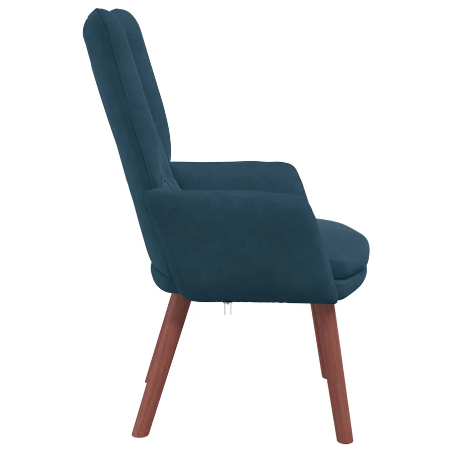 fauteuil Bleu 63 x 67 x 94 cm Velours - 5