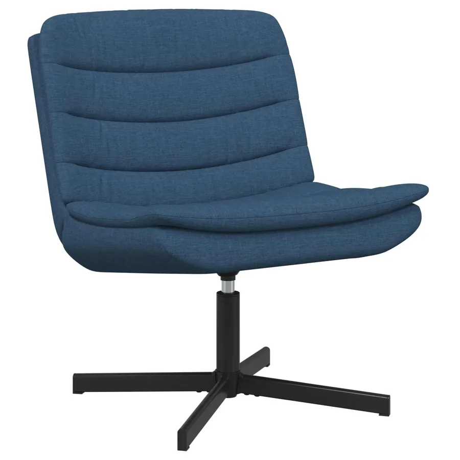 Chaise pivotante Bleu 63 x 75 x 76 cm tissu