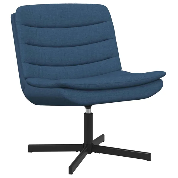 Chaise pivotante Bleu 63 x 75 x 76 cm tissu