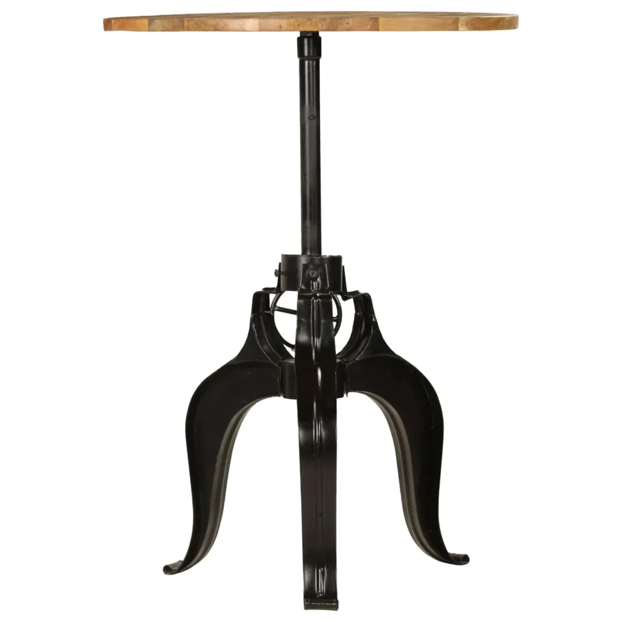 Table de bar Bois de manguier massif 75x(76-110) cm - 2