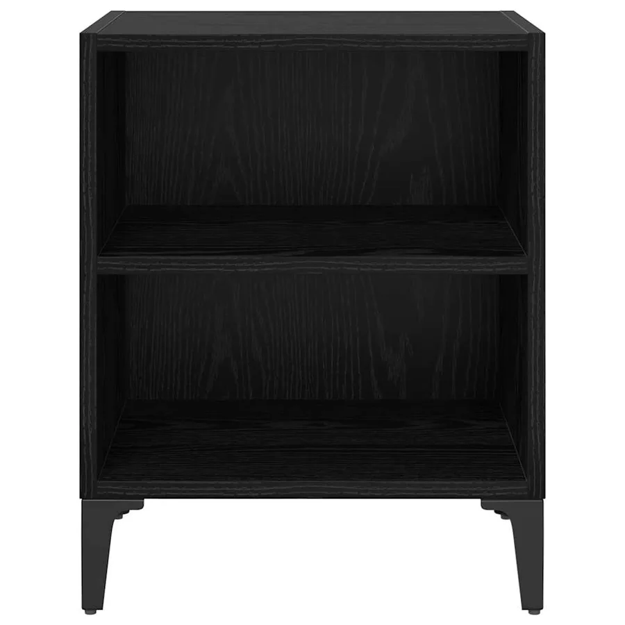 Cabinet de chevet Chêne noir 40 x 30 x 50 cm Bois d'ingénierie - 5
