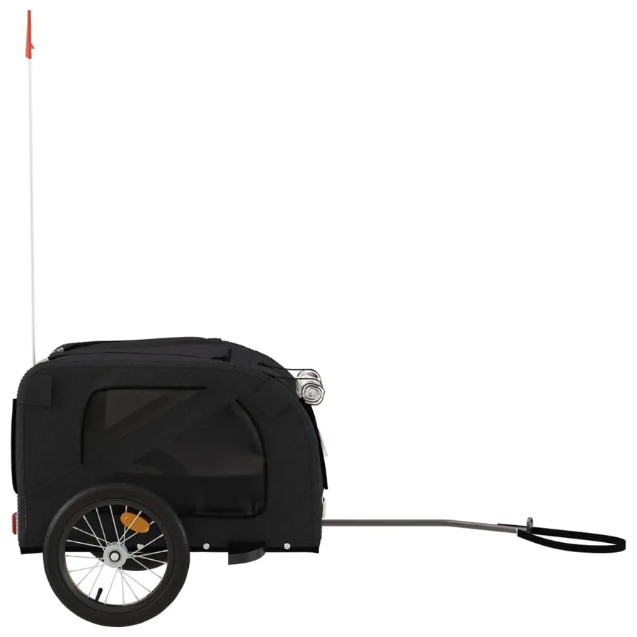 Remorque de vélo pour animaux de compagnie noir - 6