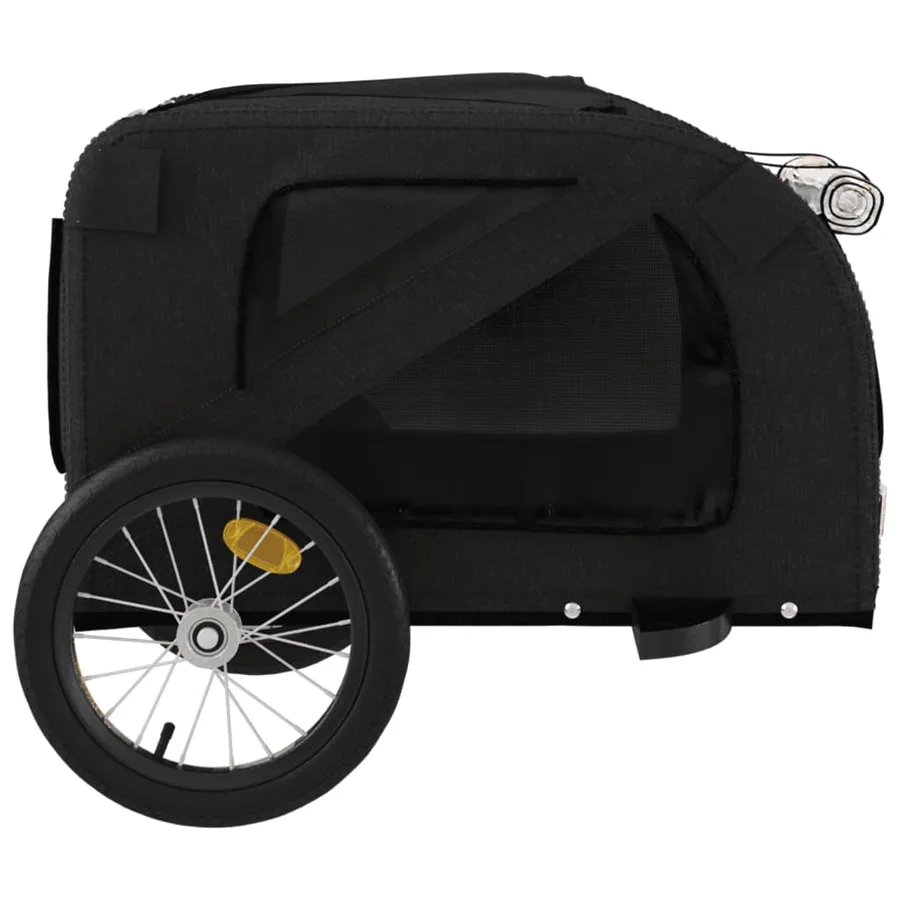 Remorque de vélo pour animaux de compagnie noir - 7