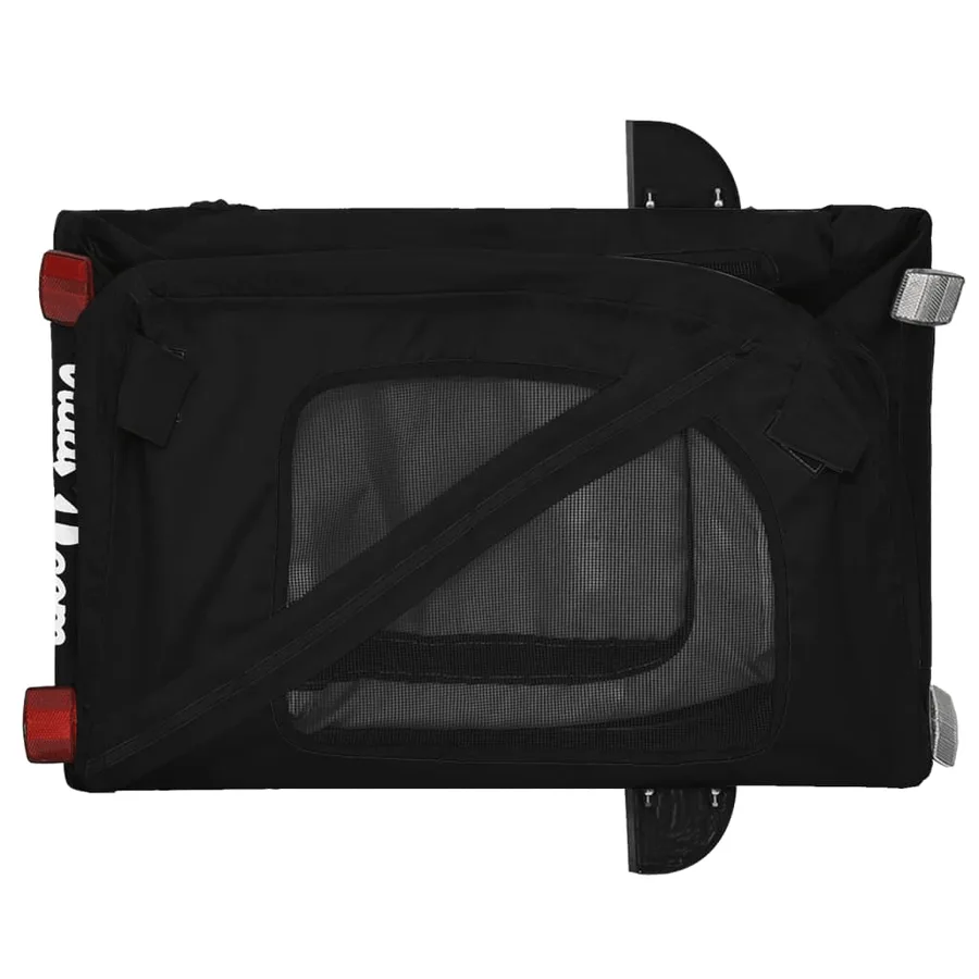 Remorque de vélo pour animaux de compagnie noir - 9