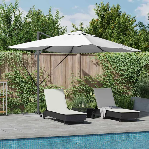Parasol Sable 352 x 251 x 265 cm Polyester et Aluminium