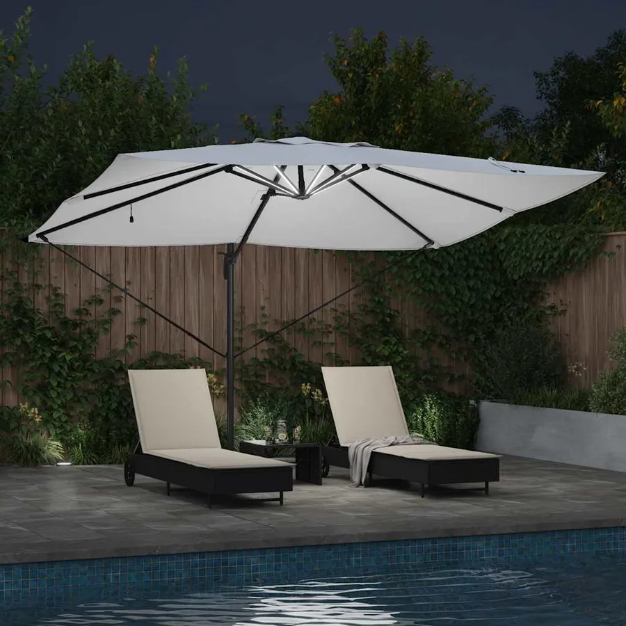 Parasol Sable 352 x 251 x 265 cm Polyester et Aluminium - 4