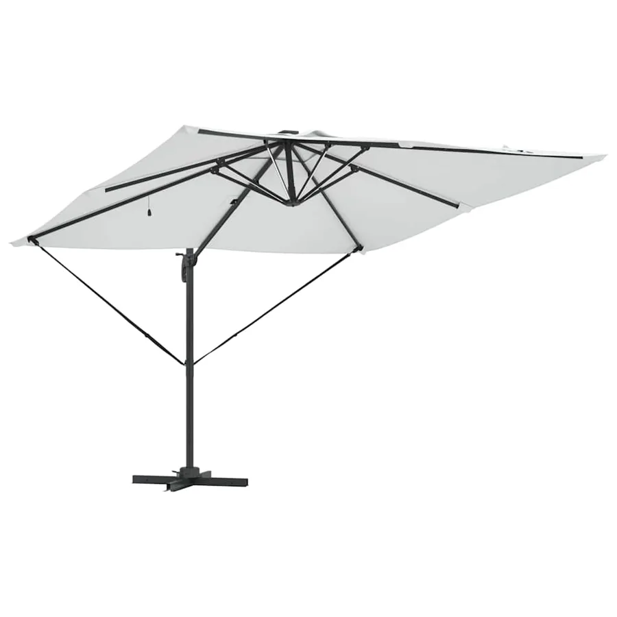 Parasol Sable 286 x 284 x 270 cm Aluminium et polyester - 5