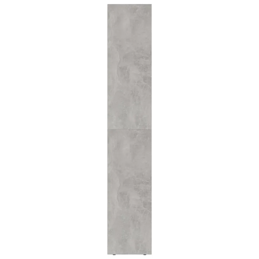 Bibliothèque Gris béton 36x30x171 cm Bois d'ingénierie - 5