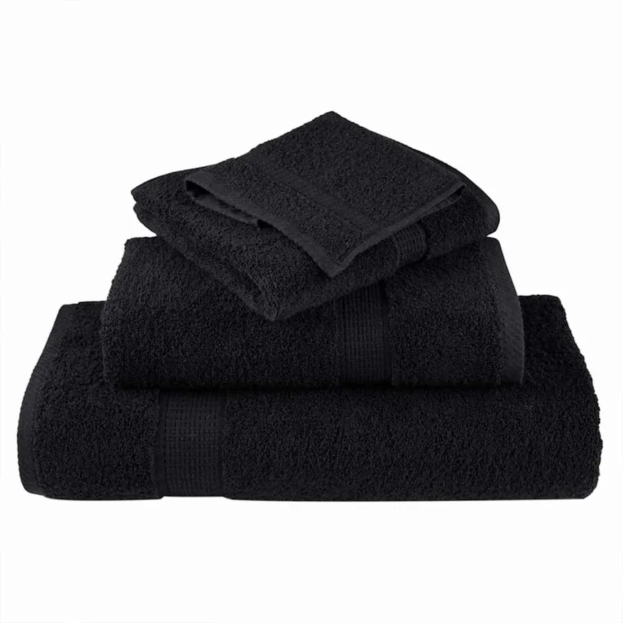 Serviette Invité SOLUND 2 pc Noir 15 x 21 cm 550 gsm - 3