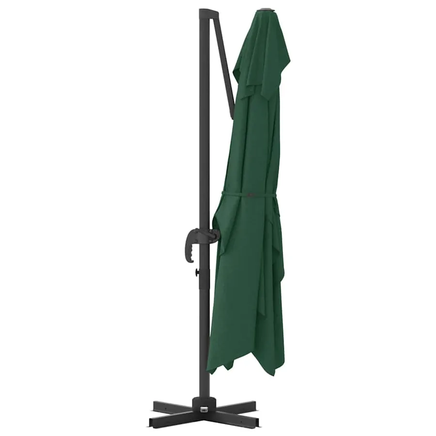 Parasol Vert 351 x 250 x 260 cm Polyester et Aluminium - 7