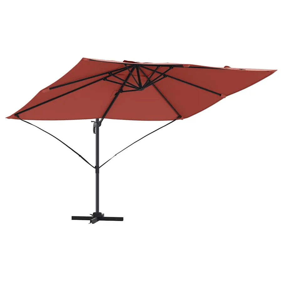 Parasol Terre cuite 351 x 250 x 260 cm Polyester et Aluminium - 2