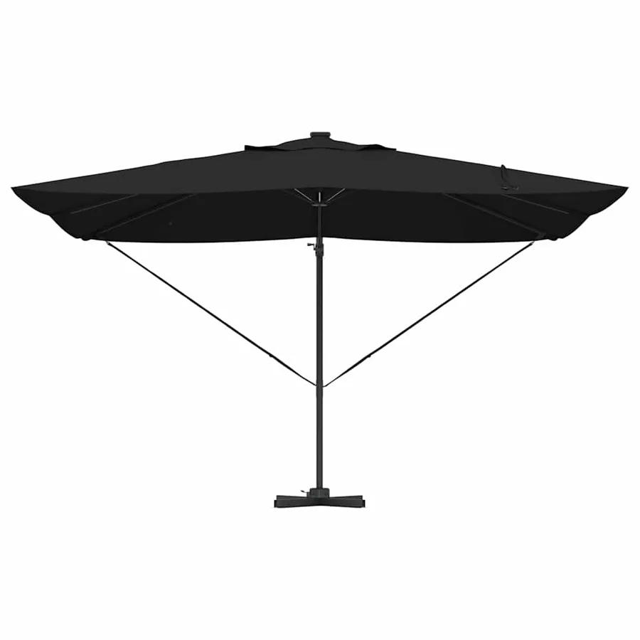 Parasol Noir 352 x 251 x 265 cm Polyester et Aluminium - 6