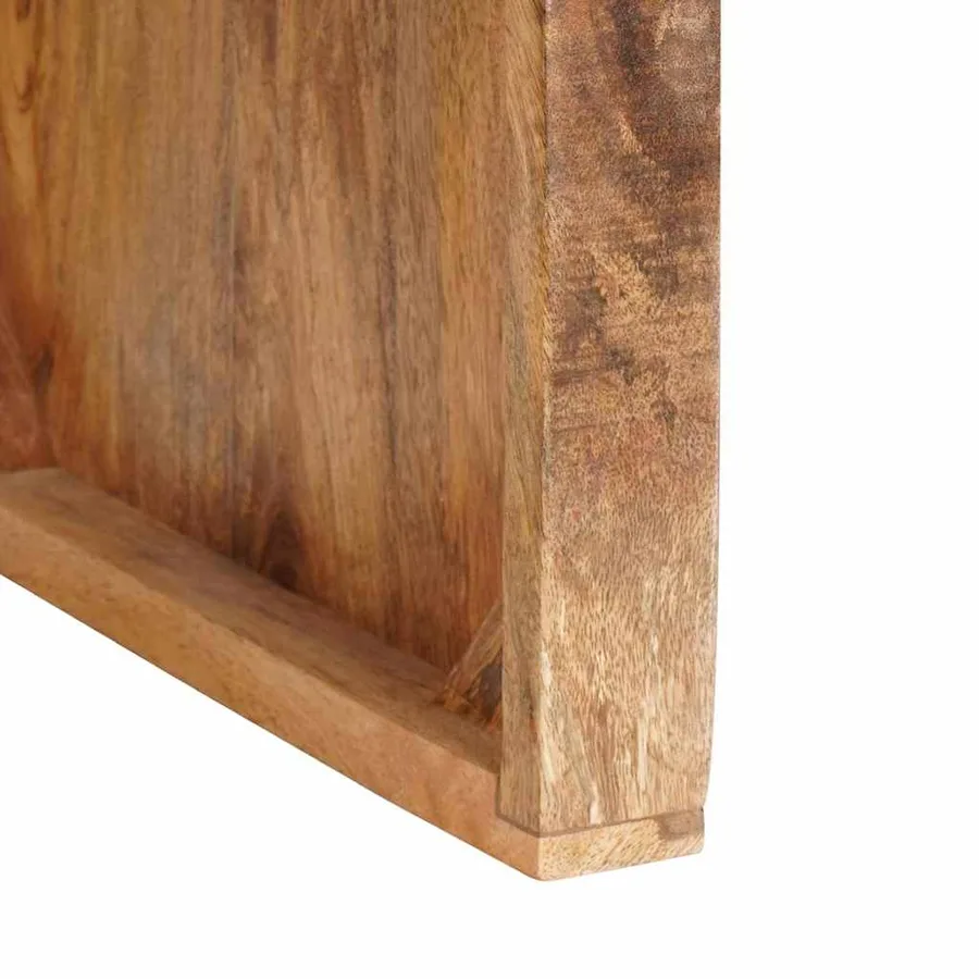 Tables gigognes 2 pcs Marron Bois de mangue massif - 8