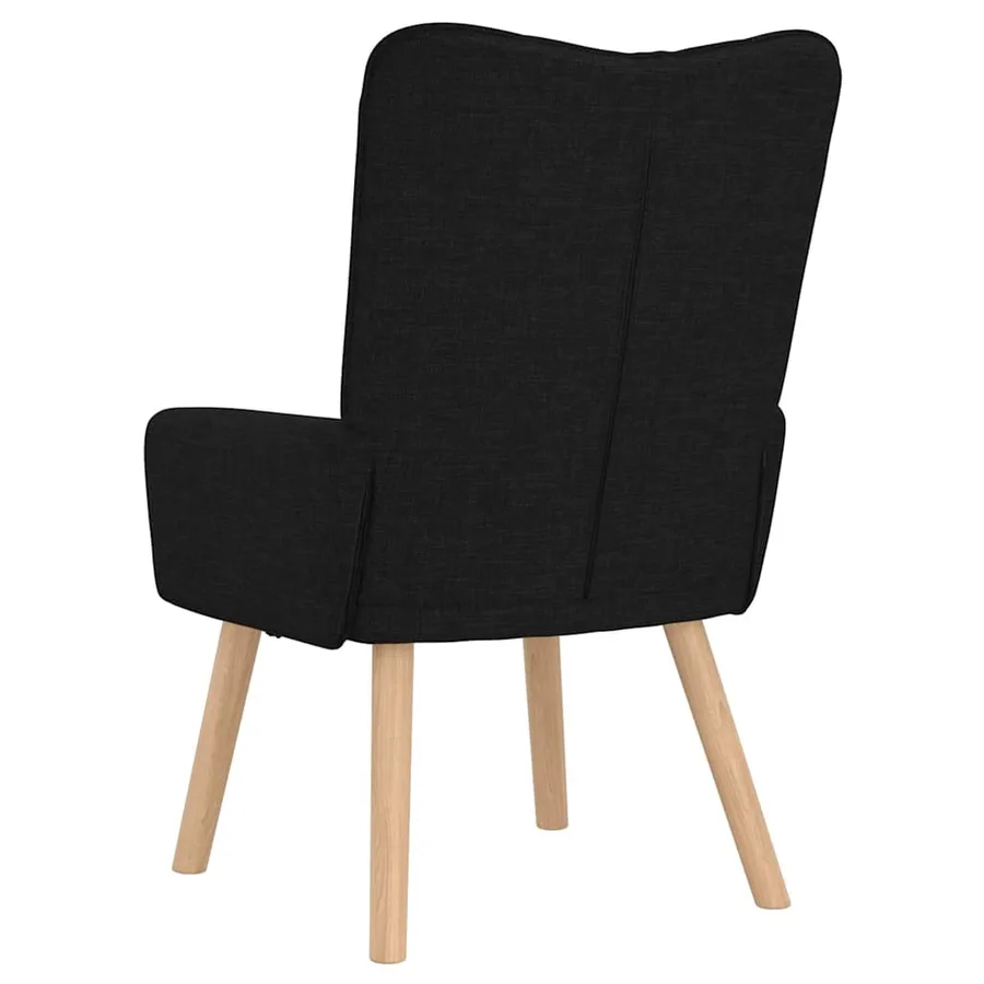 fauteuil Noir 63 x 67 x 94 cm Tissu et contreplaqué - 6