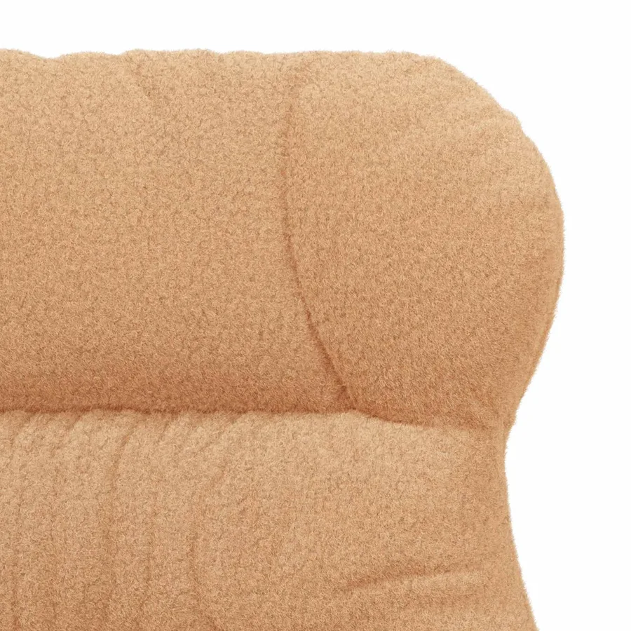 fauteuil Beige 69 x 74 x 93 cm Tissu Sherpa - 6