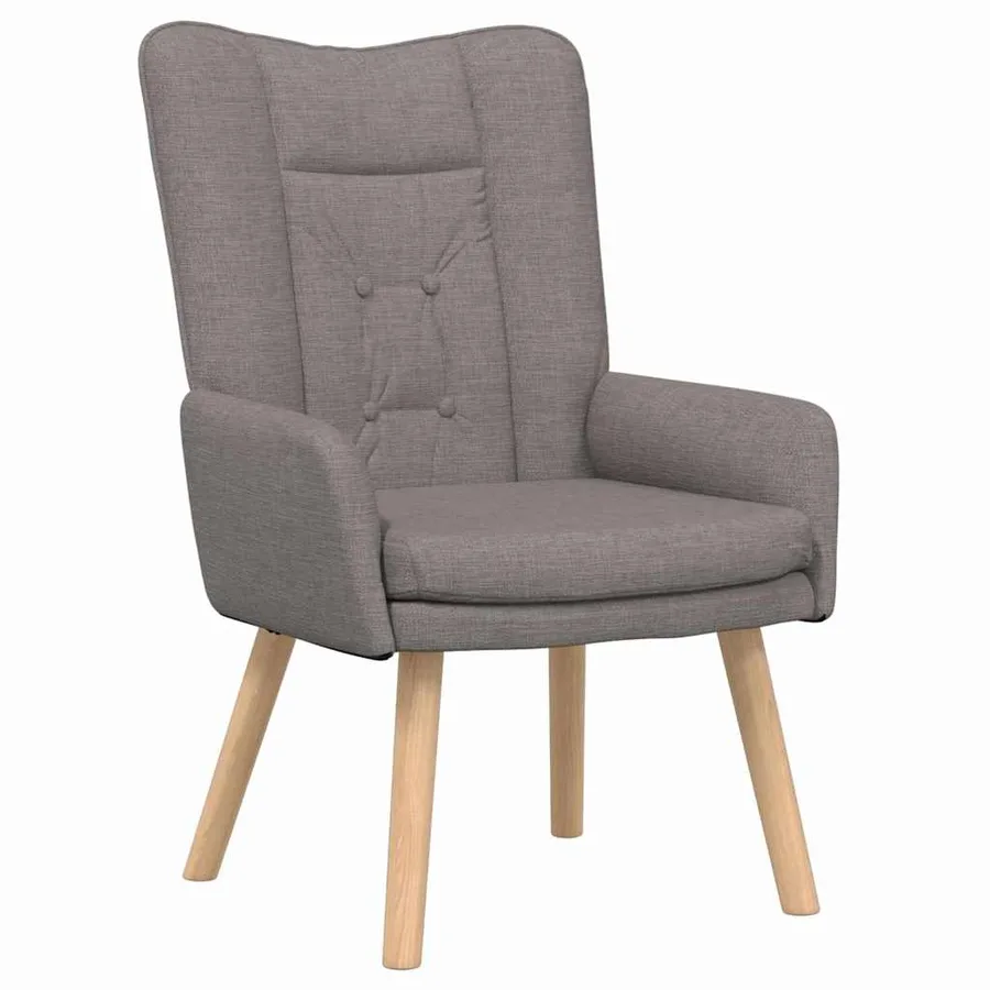 fauteuil Taupe 63 x 67 x 94 cm Tissu et contreplaqué - 2