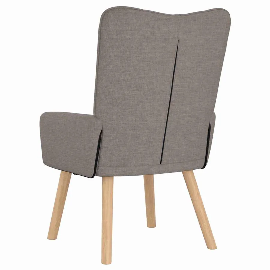 fauteuil Taupe 63 x 67 x 94 cm Tissu et contreplaqué - 6
