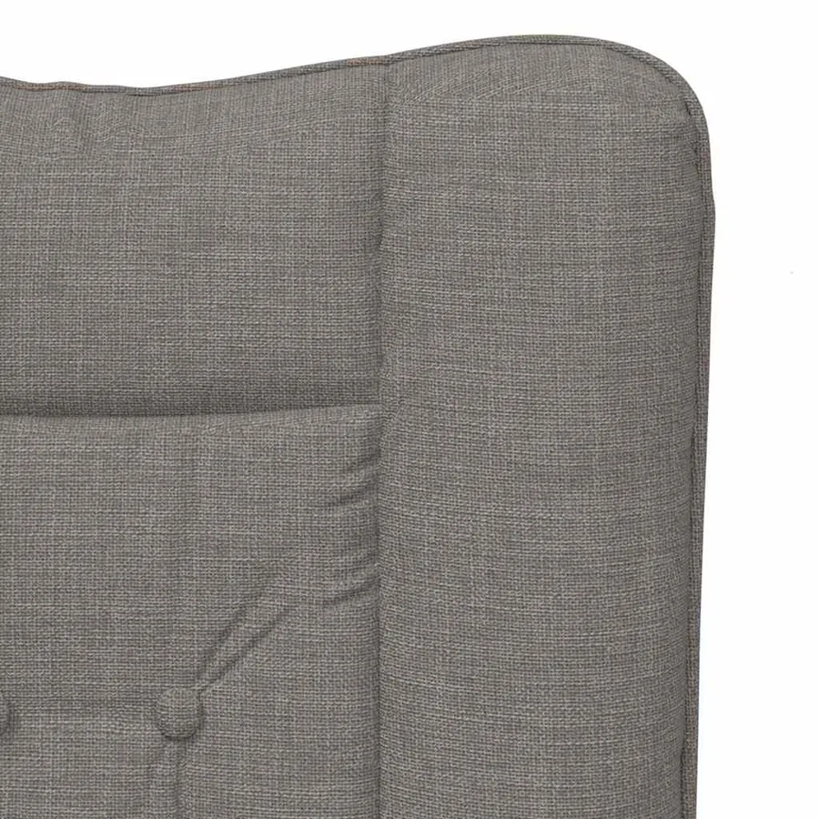 fauteuil Taupe 63 x 67 x 94 cm Tissu et contreplaqué - 7